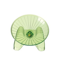 Колесо Шурум-Бурум зеленое пластиковое для хомяка (P1123) - фото 13457