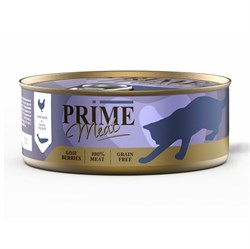 Корм 100г Prime Meat курица с тунцом, филе в желе для кошек ж/б (137.4029) - фото 13923