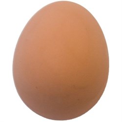 Яйцо 4х6см Шурум-Бурум каучуковая игрушка для собак (egg) - фото 7381