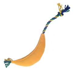 Банан мини 36х4см JOY текстильная игрушка для собак - фото 8044