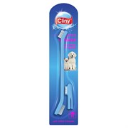 Зубная щетка + массажер для десен Cliny для собак и кошек (К103)