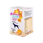 Фармавит Актив С-КП 60таб витамины для собак средних и крупных пород (Астр070371А)