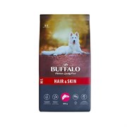 Корм 800г Mr.Buffalo Hair Skin с лососем для собак средних и крупных пород (B135)