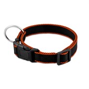 Ошейник 20мм х32-41см Saival Premium "Цветной край" оранжевые края для собак (441.056.04)