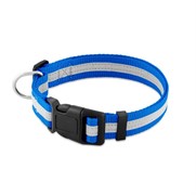 Ошейник светоотражающий 25мм х40-60см Saival Standart "Лайт СВ" синий для собак (441.124.06)