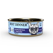 Корм 100г Best Dinner Exclusive Vet Profi Renal перепелка с рисом для кошек (7670)
