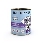 Корм 340г Best Dinner Urinary Exclusive Vet Profi индейка с картофелем для собак (7675)