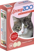 Доктор ZOO 90тб вкус Ветчины мультивитаминное лакомство для кошек (ZR0207)