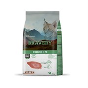 Корм 2кг BRAVERY Kitten с курицей для котят Корм 2кг BRAVERY Kitten с курицей для котят