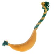 Банан макси 42х5см JOY текстильная игрушка для собак