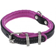 Ошейник 16 Фетр черный/фиолетовый для собак (оф16ф)