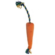 Морковка мини 36х5см JOY текстильная игрушка для собак