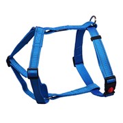 Шлейка 25мм х 60-90см L JOY стропа синяя со светоотражающими элементами для собак