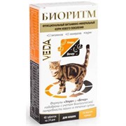 Биоритм 48тб VEDA витамины со вкусом курицы для кошек(Веда002755)