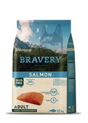 Корм 12кг BRAVERY лосось для собак крупных и средних пород Корм 12кг BRAVERY лосось для собак крупных и средних пород