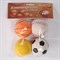 Мяч 6см Шурум-Бурум набор 4шт латексная игрушка для собак (LT19001 6cm) - фото 4795