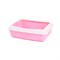 Туалет 41х30х11,7см Шурум-Бурум розовый с бортиком для кошек (А951) - фото 7586