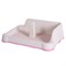 Туалет 48х34х14см Шурум-Бурум розовый с угловым бортиком и столбиком для собак (Р963-А) - фото 7590